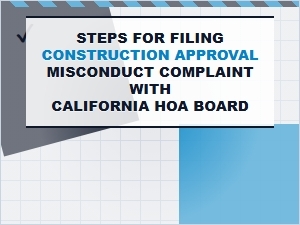 How to File an Hoa Construction Complaint