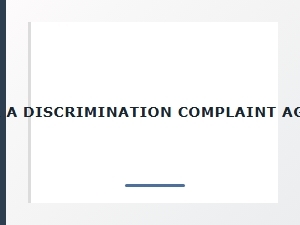 How to File an Hoa Discrimination Complaint
