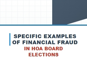 Hoa Election Fraud: Common Examples and Cases
