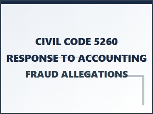 Hoa Accounting Fraud Allegations: Response Under Civil Code 5260